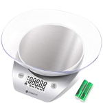 Etekcity 0.1g Food Kitchen Scale, Bowl